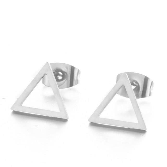 Earrings Simple Mini Geometric Shapes