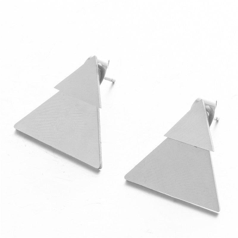 Earrings Simple Mini Geometric Shapes