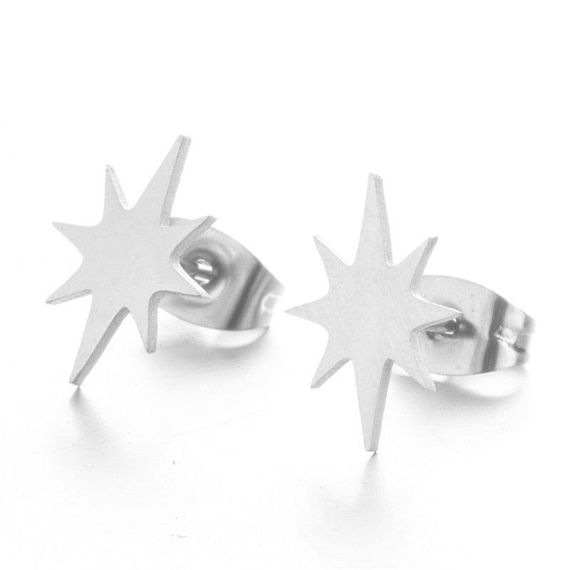 Earrings Simple Mini Geometric Shapes