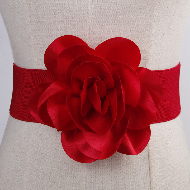 3D Flower Elastic Belt