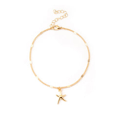 Metal Starfish Anklet