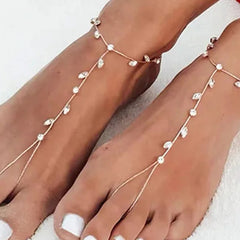 Marquise Rhinestone Anklet