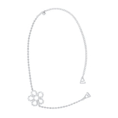 Flower Rhinestone Chain Shoulder Strap