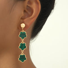 Five Leaf Clover Earrings