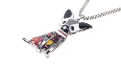 Acrylic Chihuahuas Dog Pattern Necklace