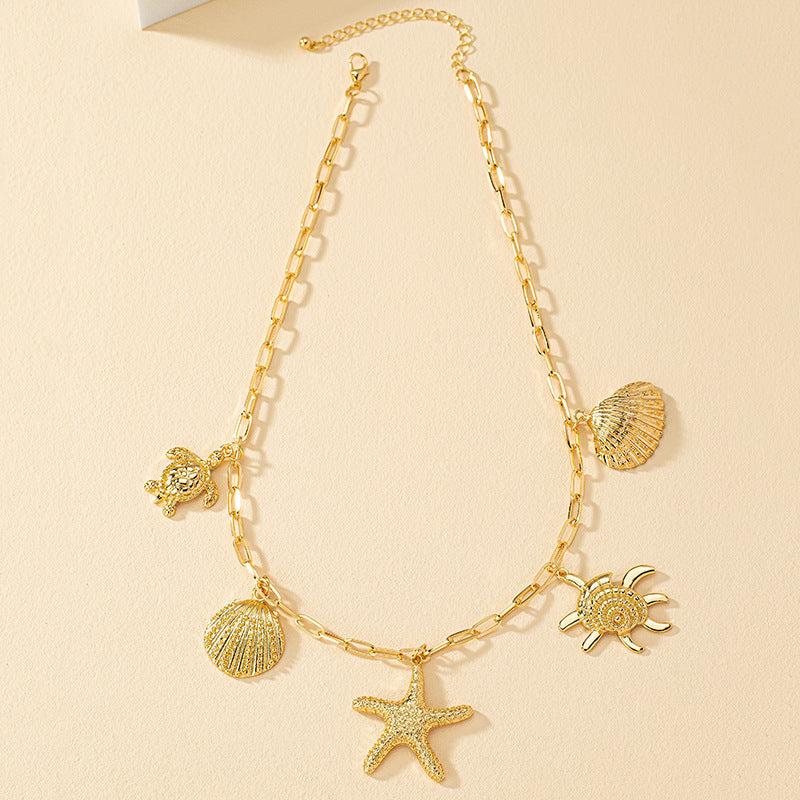 Starfish Pendant Necklace