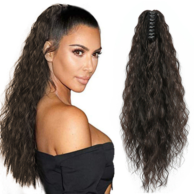 Long Curly Ponytail Synthetic Hair Extension