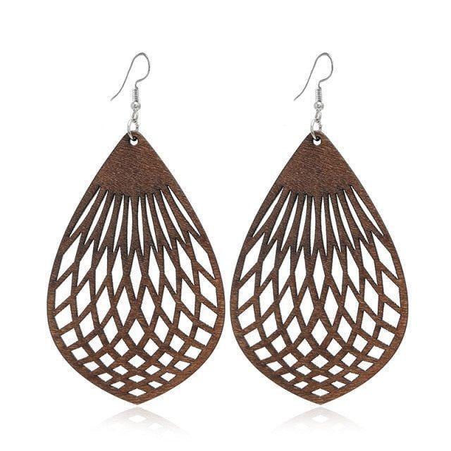 Geometric Big Dangle Earrings