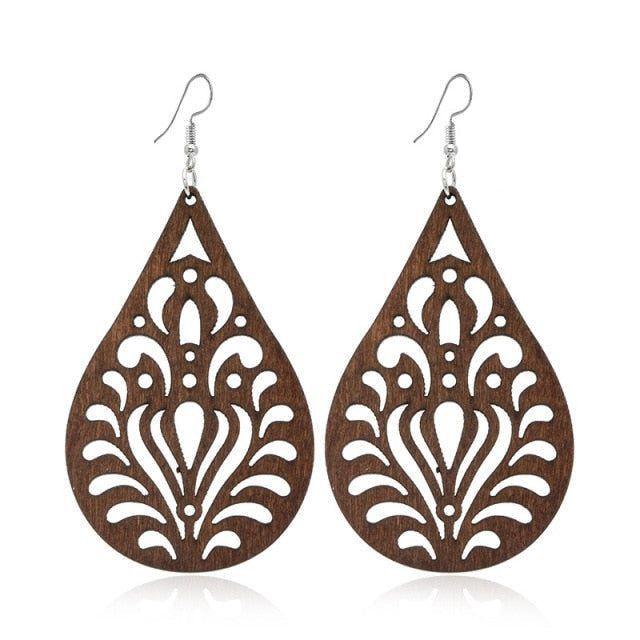 Geometric Big Dangle Earrings