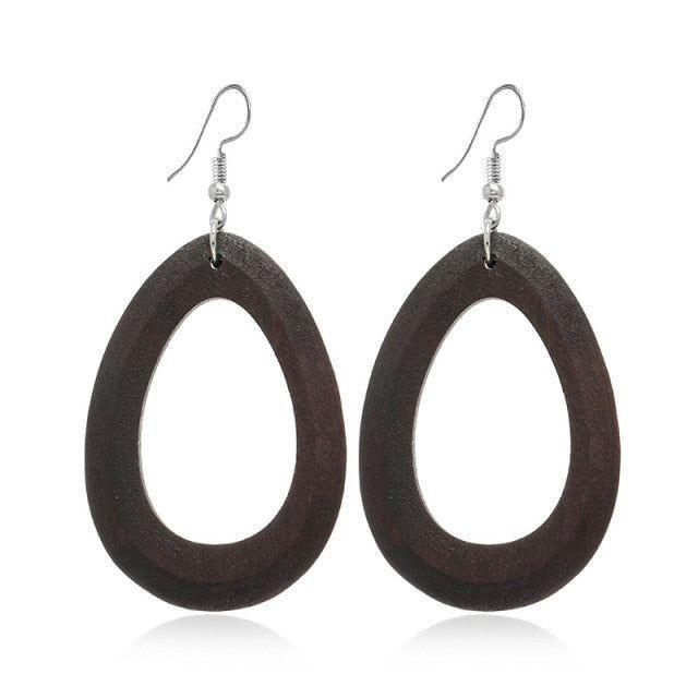 Geometric Big Dangle Earrings