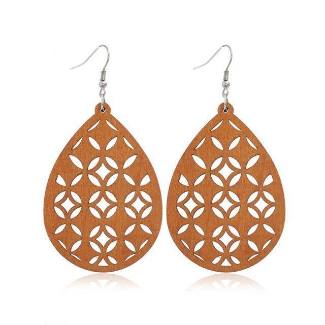 Geometric Big Dangle Earrings