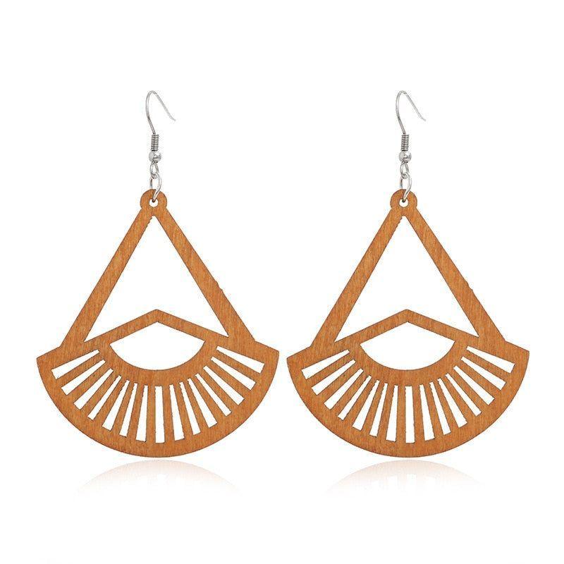 Geometric Big Dangle Earrings