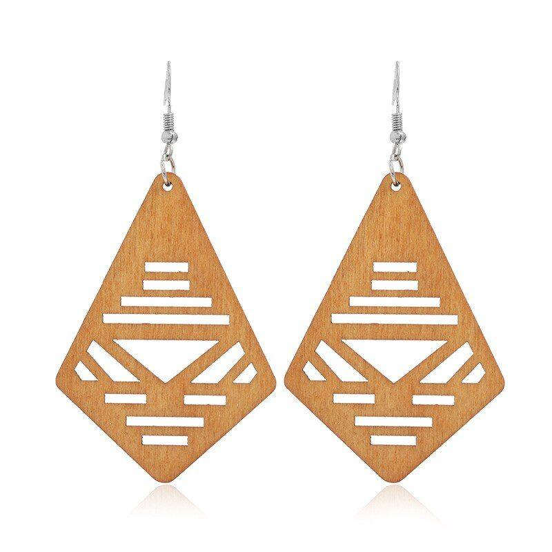 Geometric Big Dangle Earrings