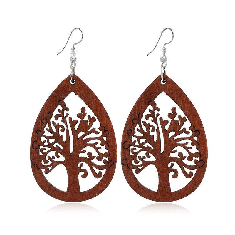 Geometric Big Dangle Earrings