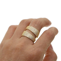 Gold Color Hip-Hop Finger Rings