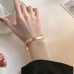 Gold Plated Mobius Bracelet