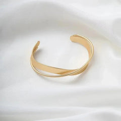 Gold Plated Mobius Bracelet