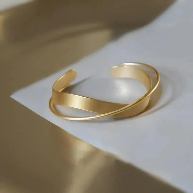 Gold Plated Mobius Bracelet