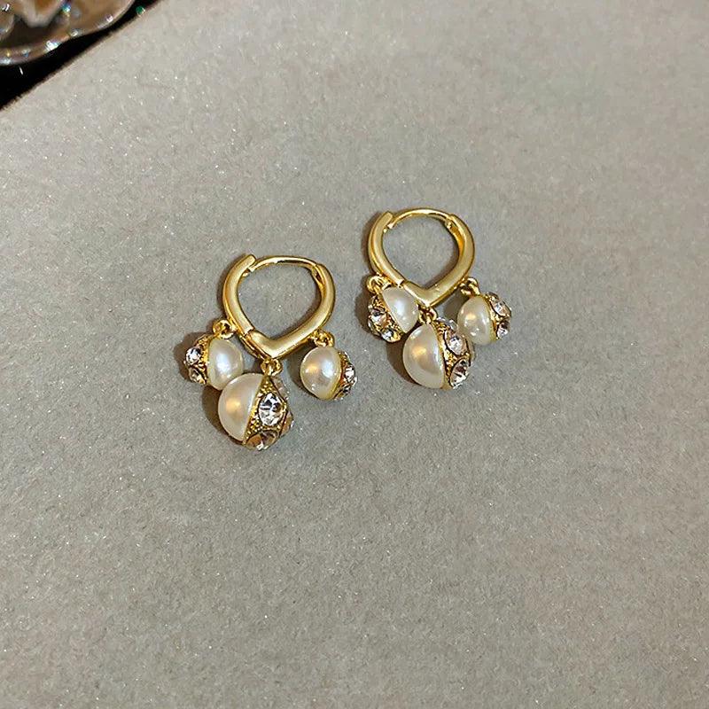 Honeycomb Ball Drop Earrings