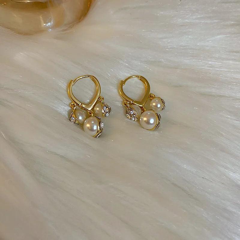 Honeycomb Ball Drop Earrings