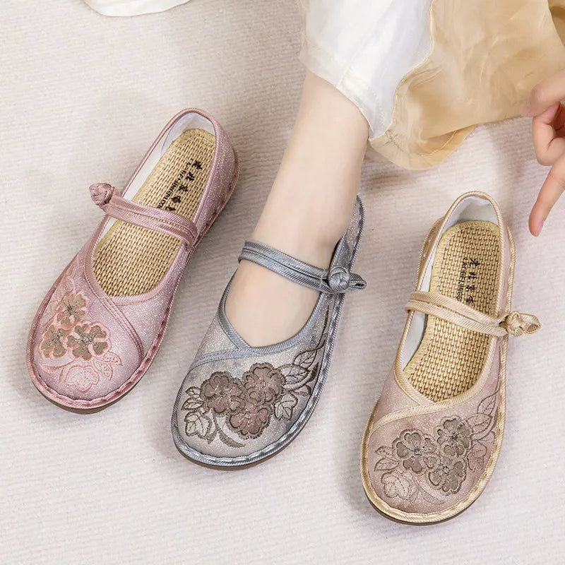 Versatile Low-Heeled Non-Slip Shoes