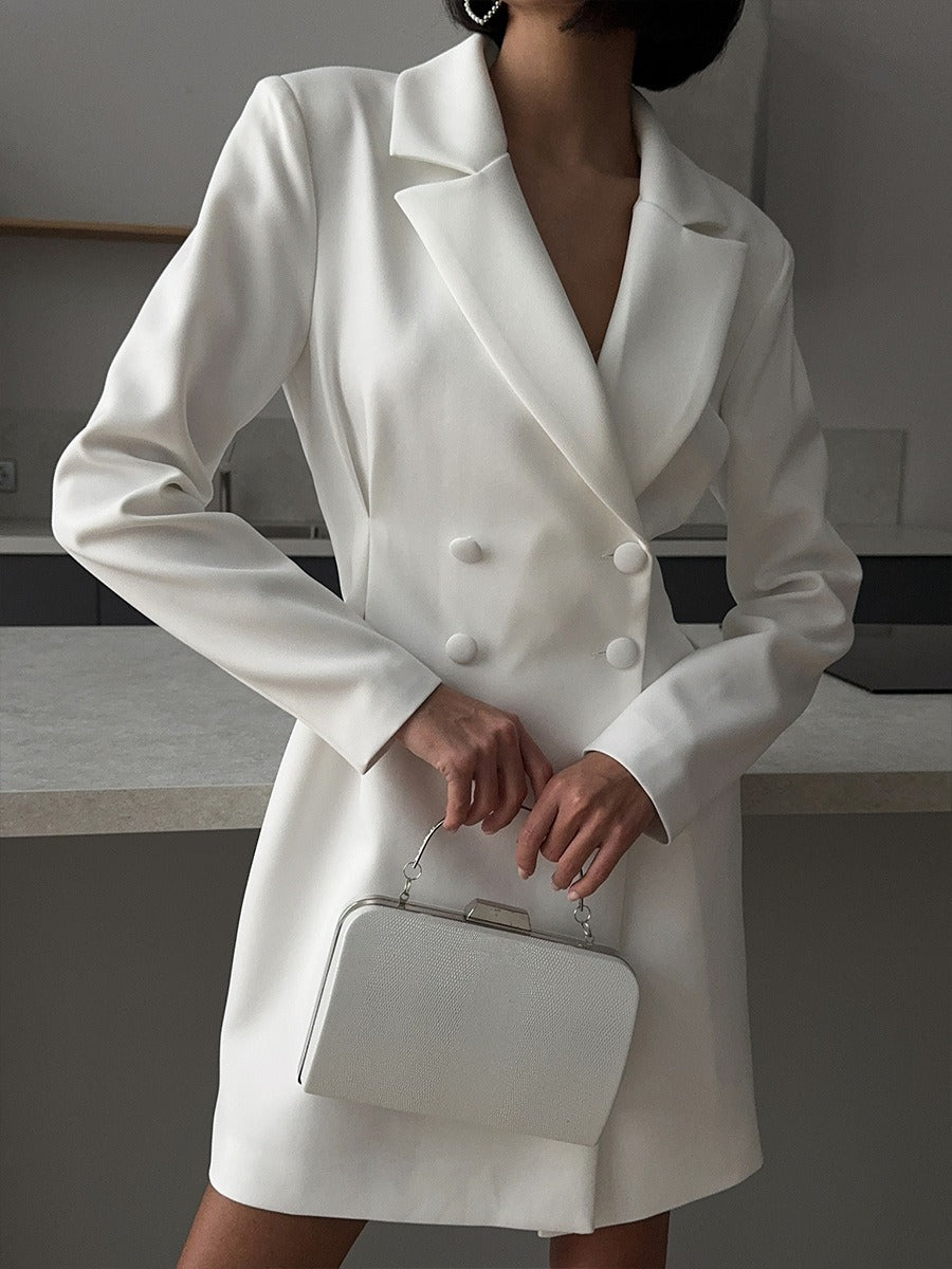 Sweet And Edgy Style Suit Dress