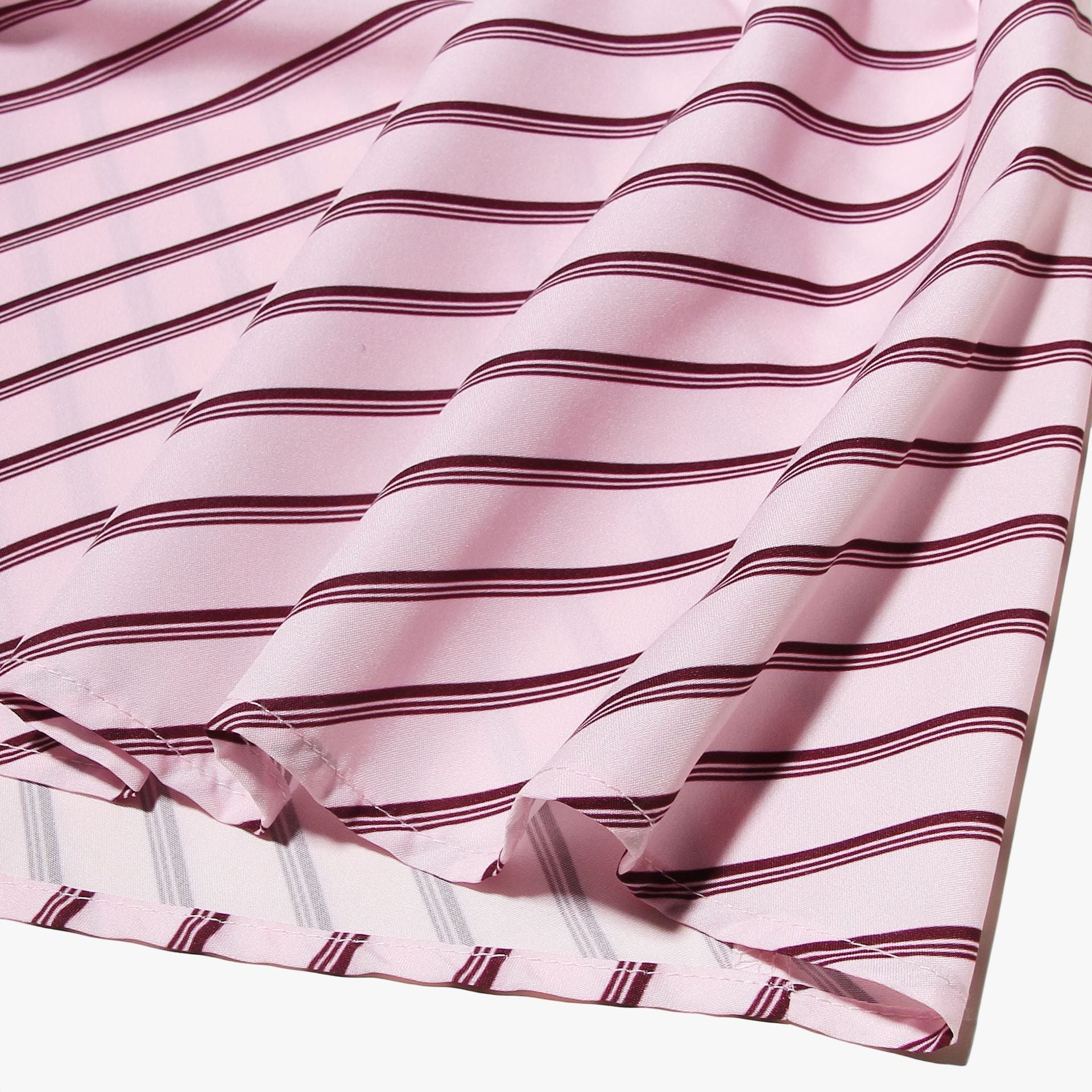 Halter Neck Striped Mini Dress