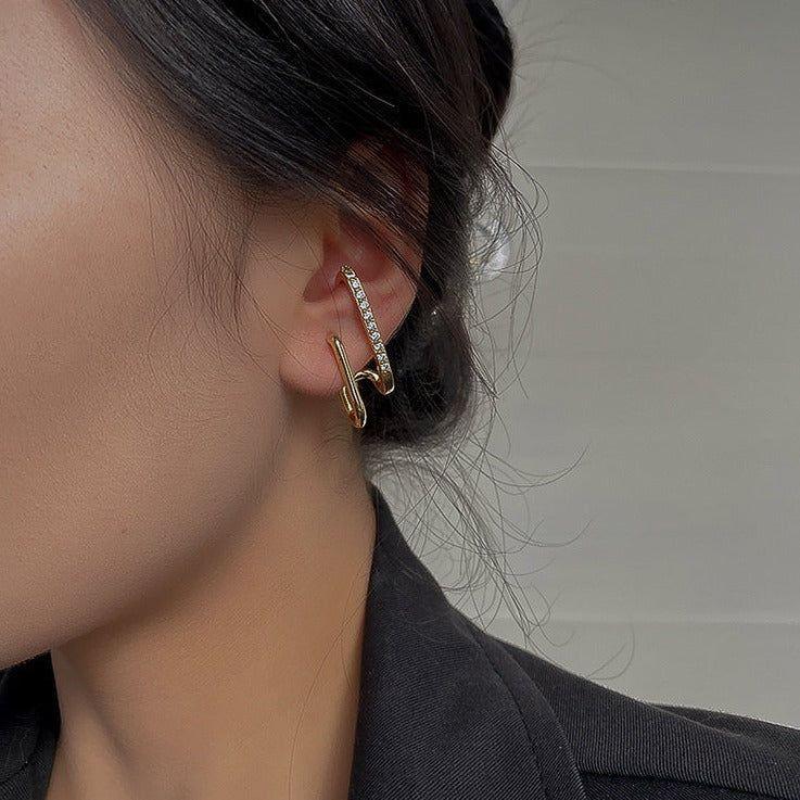 Irregular U-shaped Earrings