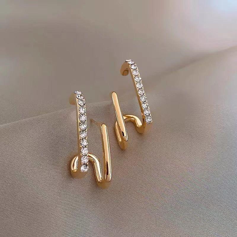 Irregular U-shaped Earrings