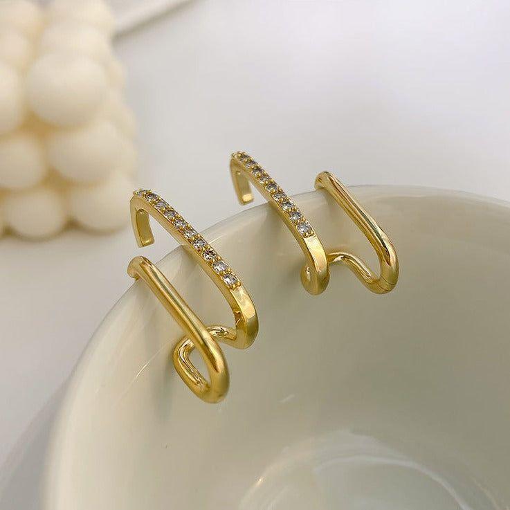 Irregular U-shaped Earrings