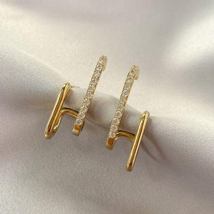 Irregular U-shaped Earrings