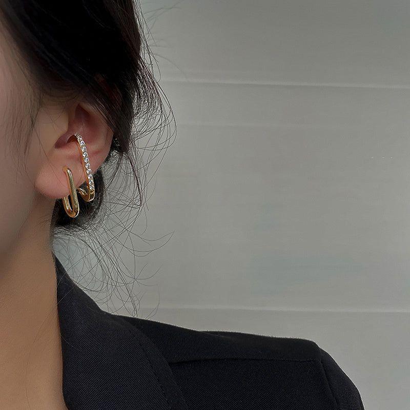 Irregular U-shaped Earrings