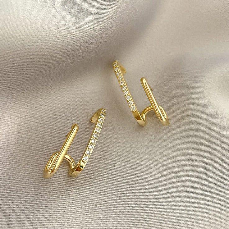 Irregular U-shaped Earrings