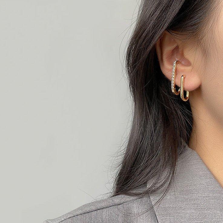 Irregular U-shaped Earrings