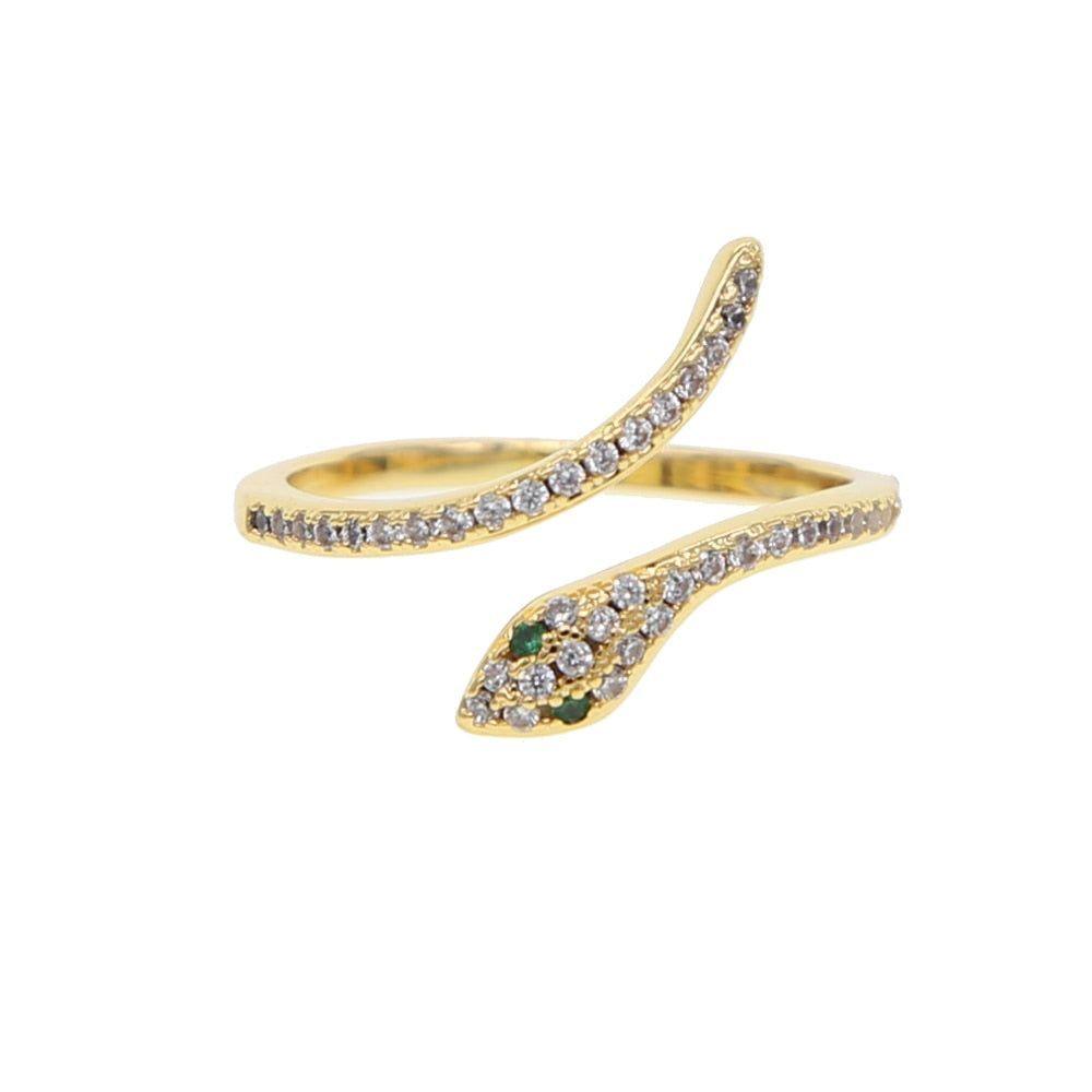 Long Simple Snake Finger Rings