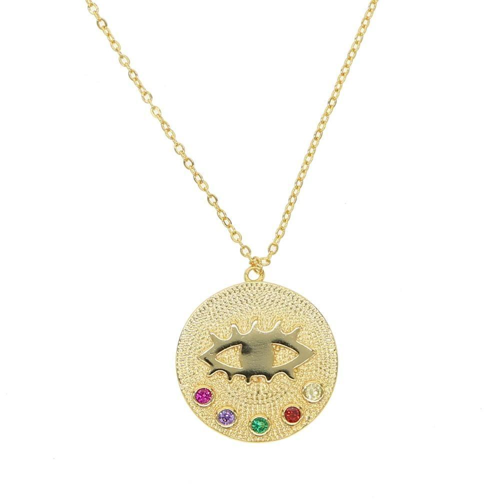 Lucky Symbol Evil Eye Boho Necklaces