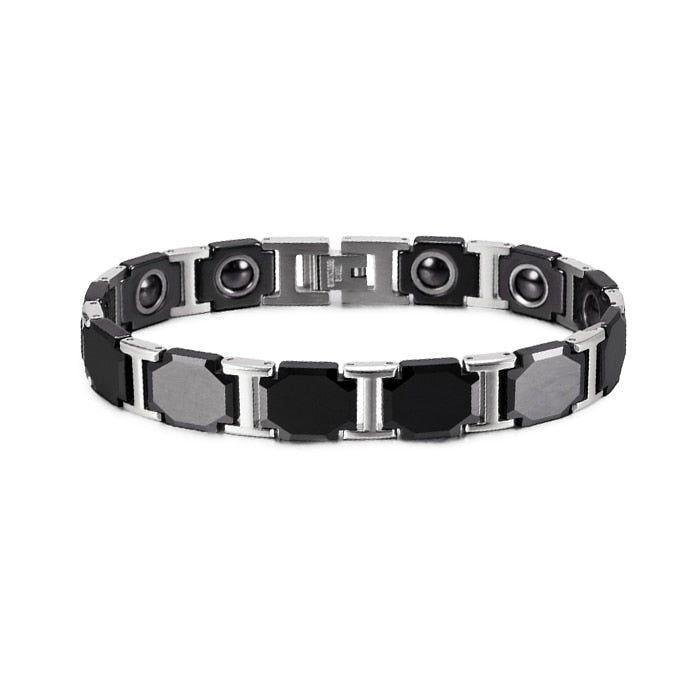 Magnetic Black Ceramic Bracelets Unisex Accessory ORB-216-01BKRG