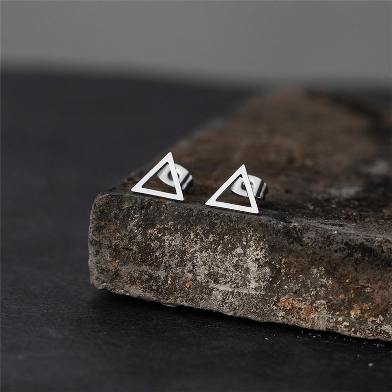 Mini Earrings Geometric Heartbeat