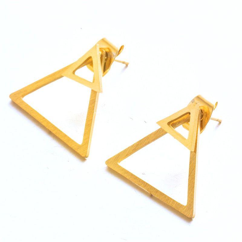 Mini Earrings Geometric Heartbeat