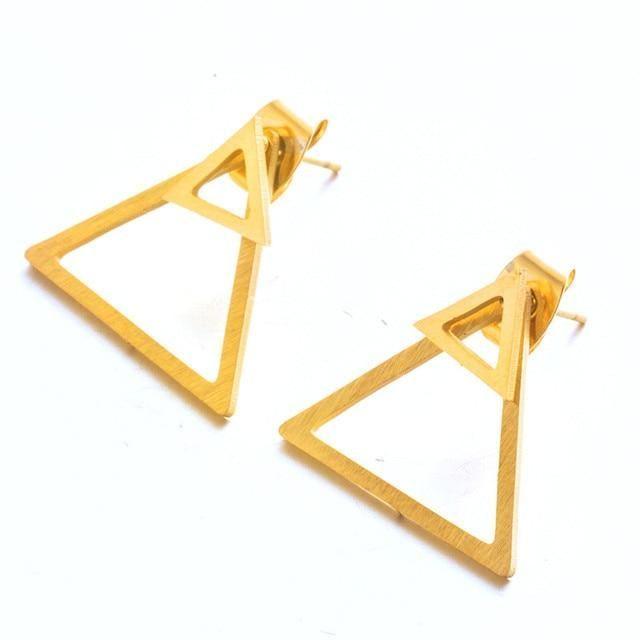 Mini Earrings Geometric Heartbeat