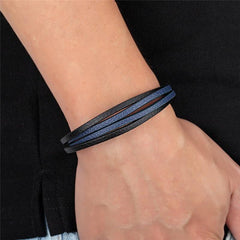 Multilayer Bracelets Leather Simple