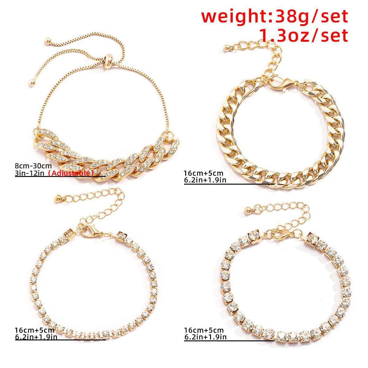 Multilayer Luxury Crystal Rhinestone Bracelet