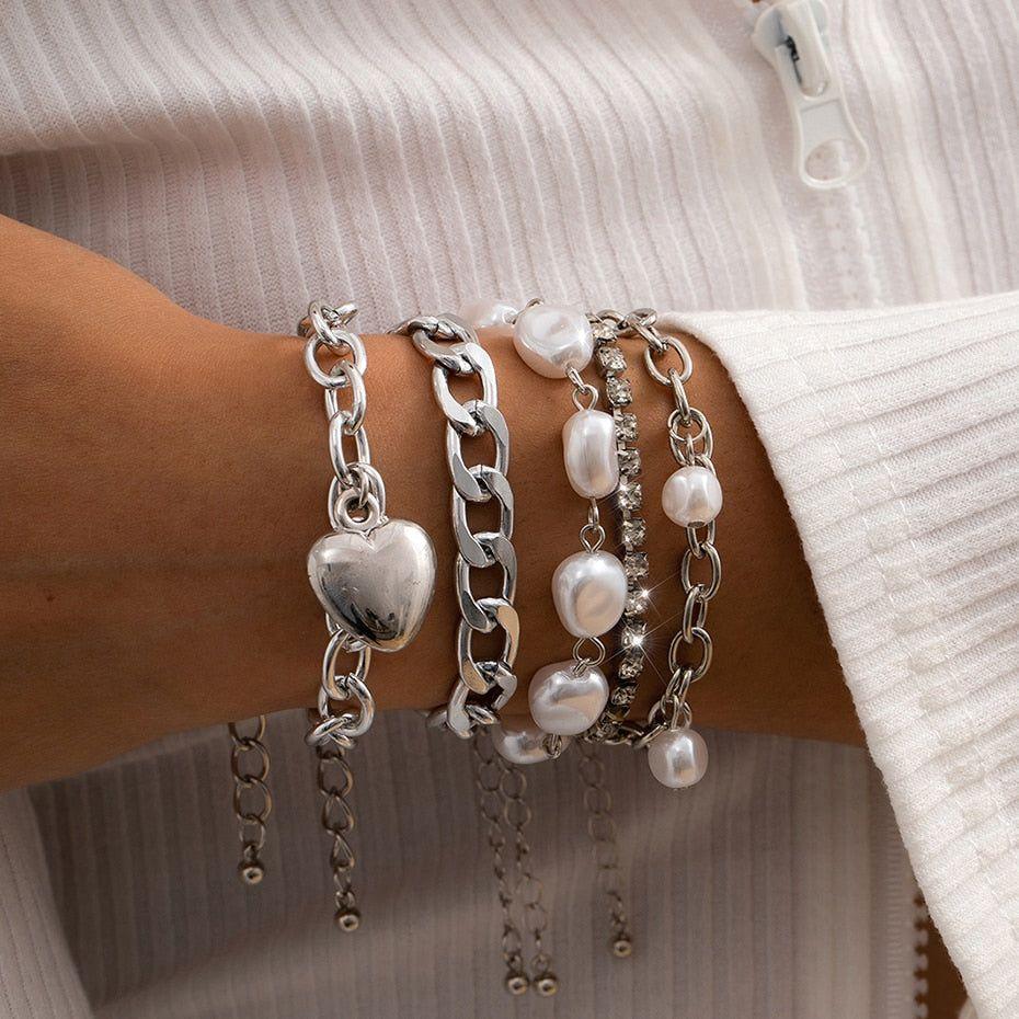 Multilayer Luxury Crystal Rhinestone Bracelet