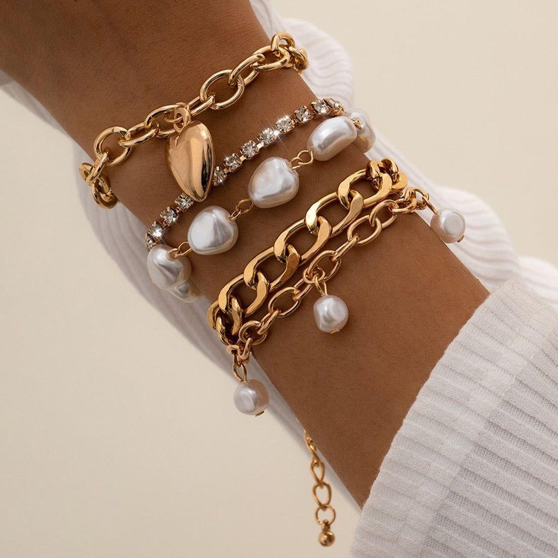 Multilayer Luxury Crystal Rhinestone Bracelet