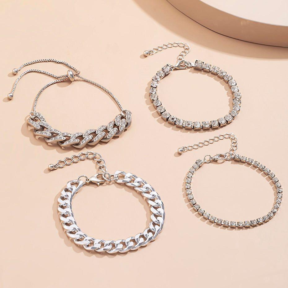 Multilayer Luxury Crystal Rhinestone Bracelet