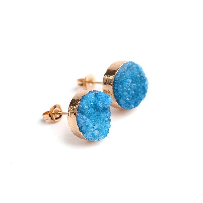 Nail Druzy Stone Mini Earrings