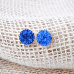 Nail Druzy Stone Mini Earrings