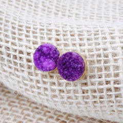 Nail Druzy Stone Mini Earrings