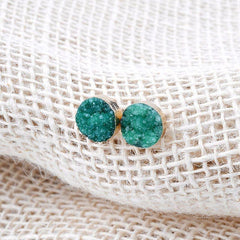 Nail Druzy Stone Mini Earrings