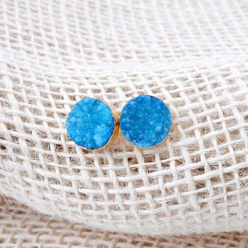 Nail Druzy Stone Mini Earrings